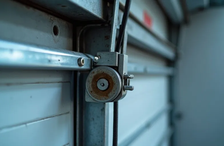 Garage door cable and roller repair