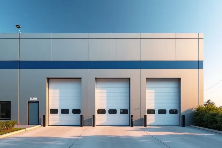 Commercial sectional overhead door